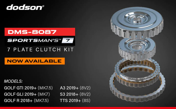 Dodson DQ381 Sportsman's 7 Plate Clutch Kit For VW/Audi JDY Performance