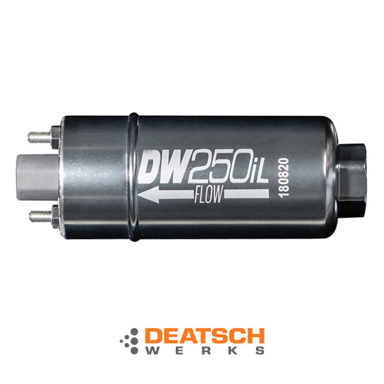 Deatschwerks DW250il in-line fuel pump Nuke Performance