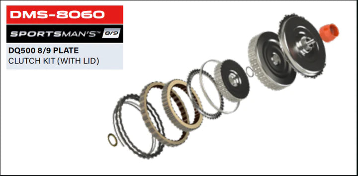 DQ500 Sportsman's 8/9 Clutch Kit (With Lid) | Fuel Hungry Solutions