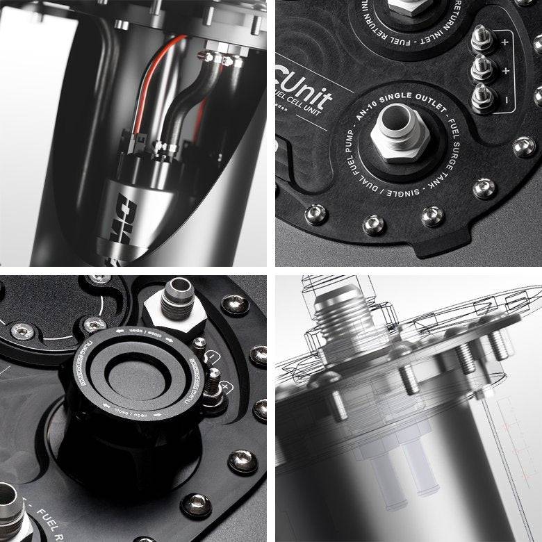 CFC Unit - Low profile Competition Fuel Cell Unit, with integrated fuel surge tank