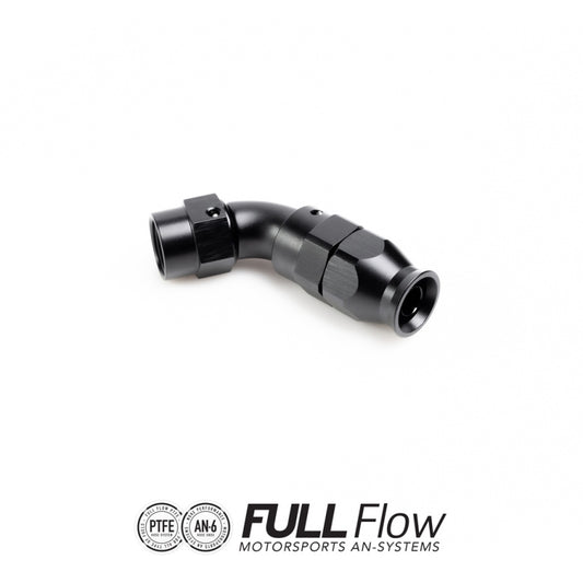 Full Flow PTFE Hose End Fitting 60 Degree AN-6 FHS