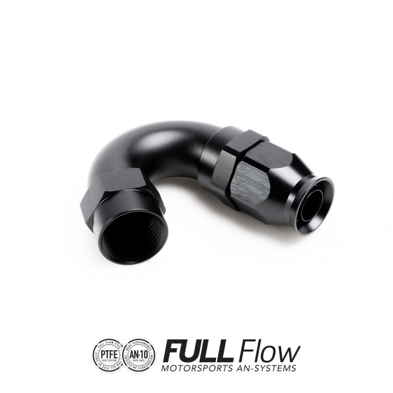 Full Flow PTFE Hose End Fitting 150 Degree AN-10 FHS