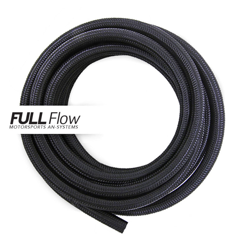 Black Nylon Braided Fuel Hose AN-10 Nuke Performance