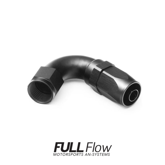 Full Flow AN Hose End Fitting 120 Degree AN-4 Nuke Performance