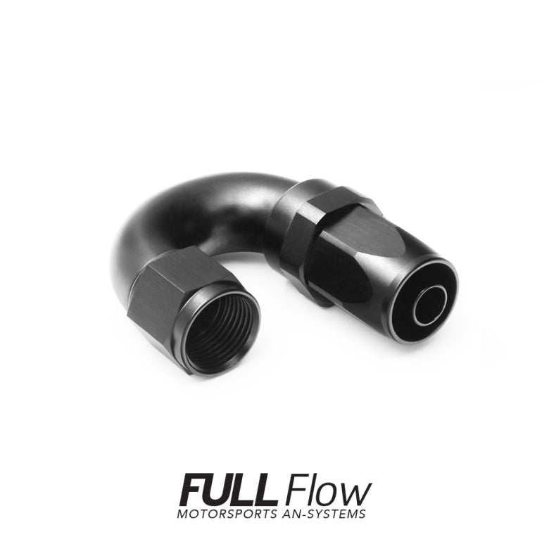 Full Flow AN Hose End Fitting 180 Degree AN-4 Nuke Performance