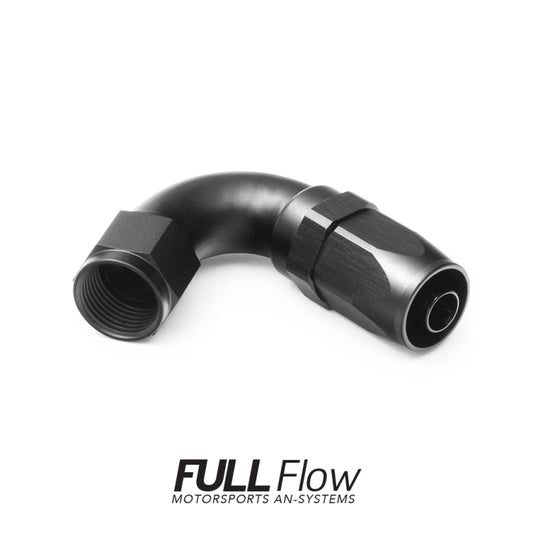 Full Flow AN Hose End Fitting 120 Degree AN-6 Nuke Performance