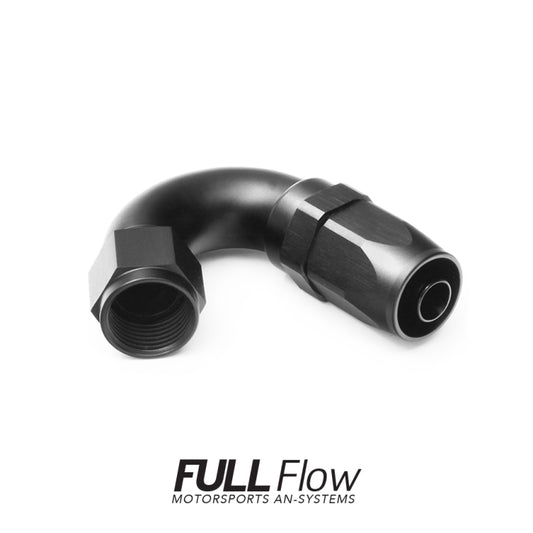 Full Flow AN Hose End Fitting 150 Degree AN-6 Nuke Performance