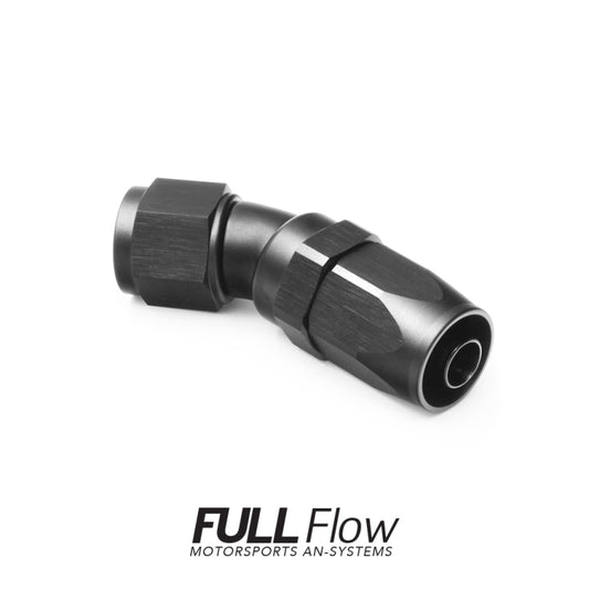 Full Flow AN Hose End Fitting 30 Degree AN-8 Nuke Performance