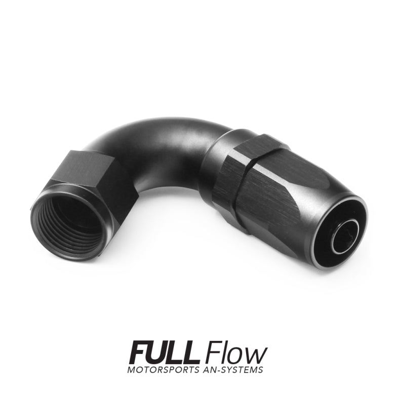 Full Flow AN Hose End Fitting 120 Degree AN-10 Nuke Performance