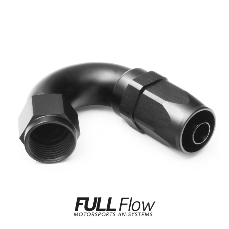 Full Flow AN Hose End Fitting 150 Degree AN-12 Nuke Performance