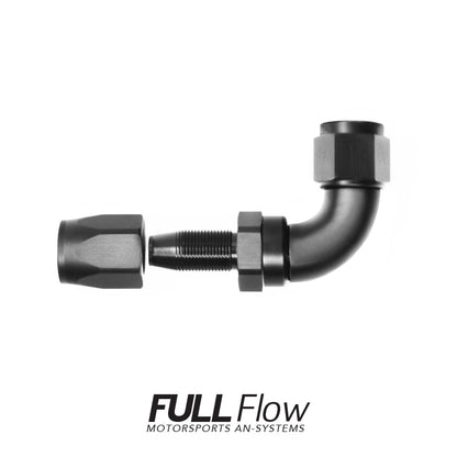 Full Flow AN Hose End Fitting 120 Degree AN-10 Nuke Performance