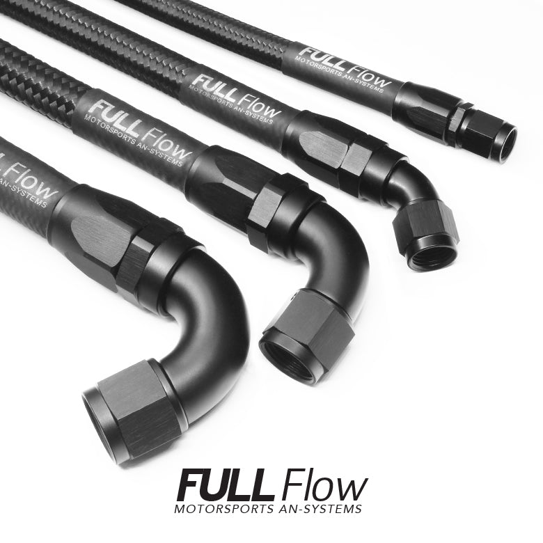 Full Flow AN Hose End Fitting Straight AN-12 Nuke Performance