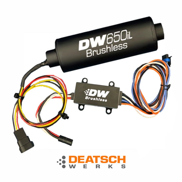 Deatschwerks DW650il Brushless in-line fuel pump Nuke Performance