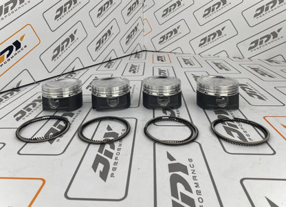 Audi/VW 2.0T FSI & TSI Diamond Forged Pistons 9.0:1 82.50/83.0mm Bore