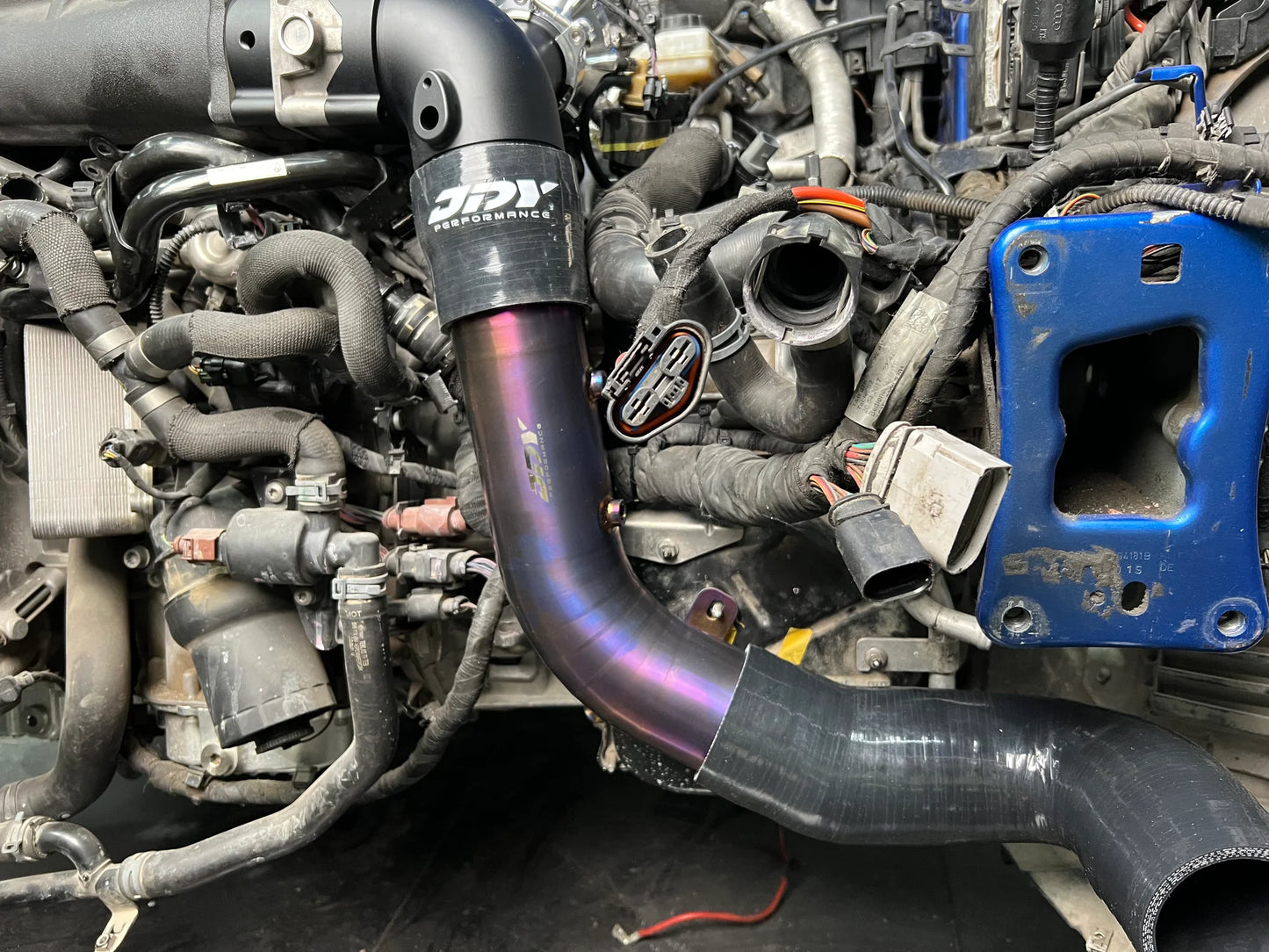 JDY Audi RS3/TTRS 2.5TFSI Throttle Elbow BOV & Titanium Boost Pipe Kits JDY Performance