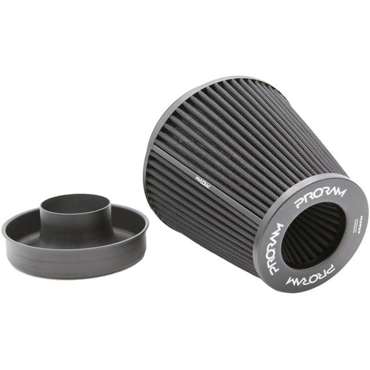 PRORAM Large Cone Air Filter with 76mm OD Neck Velocity Stack Ramair