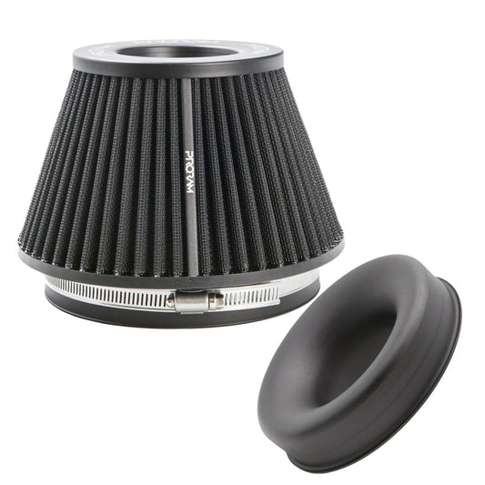 PRORAM Medium Cone Air Filter with 102mm OD Neck Velocity Stack Ramair