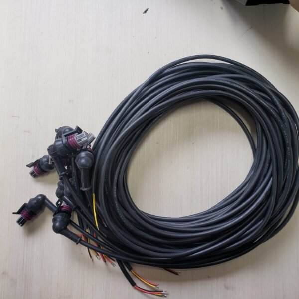 SALE! (10 pack) 15ft Pre-Wired Cables with 90* Rubber Boot PN: 356604 - Image 2