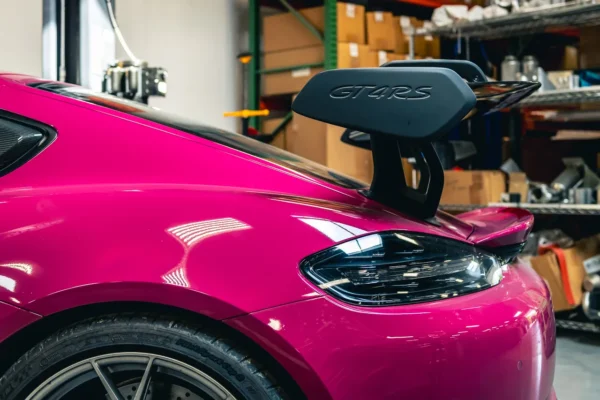 Porsche 718 GT4 RS Alekshop Wing Risers - Image 5
