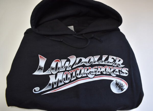 Retro Lowdoller Motorsports Hoodie - Image 2