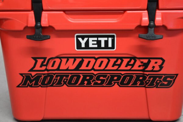 BLK Lowdoller Motorsports Sticker 17.5" x 3.5" - Image 3