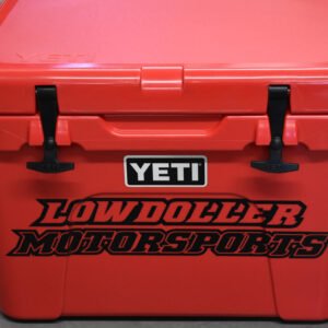 BLK Lowdoller Motorsports Sticker 17.5" x 3.5"