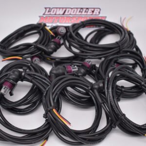 (10 pack) 6' Pre-Wired Cables with 90* Rubber Boot PN: 356609