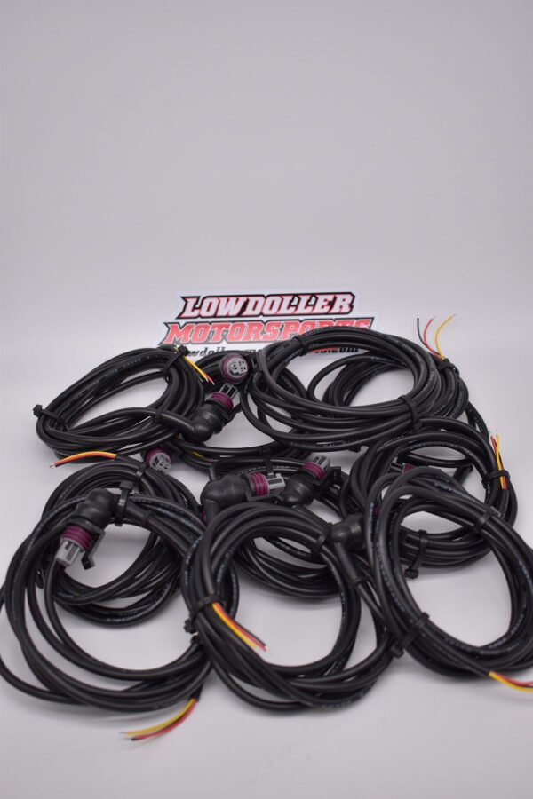 (10 pack) 6' Pre-Wired Cables with 90* Rubber Boot PN: 356609 - Image 4