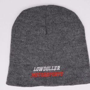 Grey Lowdoller Motorsports Beanie V2