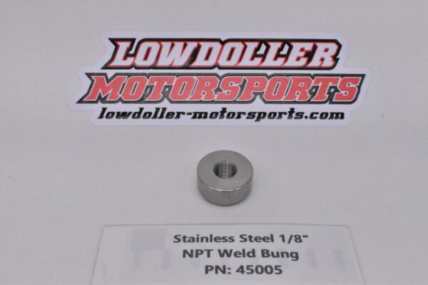 Stainless steel 1/8" NPT Weld Bung PN:45005 - Image 2