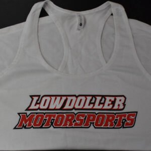 Lowdoller Motorsports Women's Tank Top- White