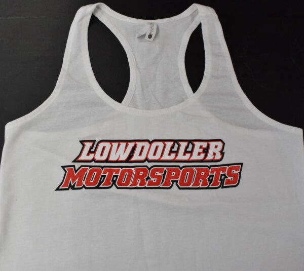 Lowdoller Motorsports Women's Tank Top- White - Image 3