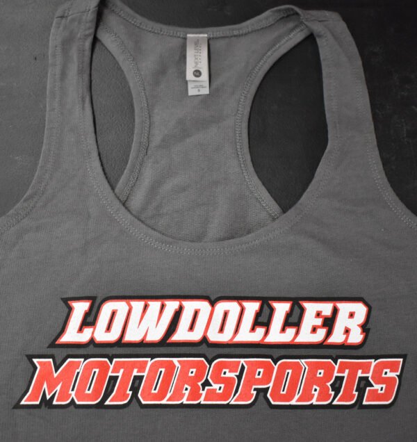 Lowdoller Motorsports Women's Tank Top- Grey - Image 3