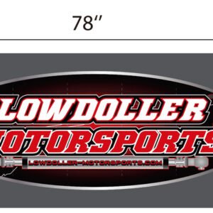 Lowdoller Motorsports Shop Banner (Oval Logo)