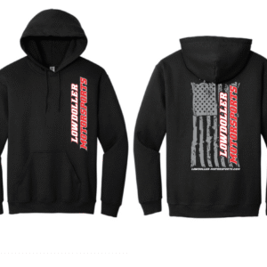 Lowdoller Motorsports Flag Hoodie - Black