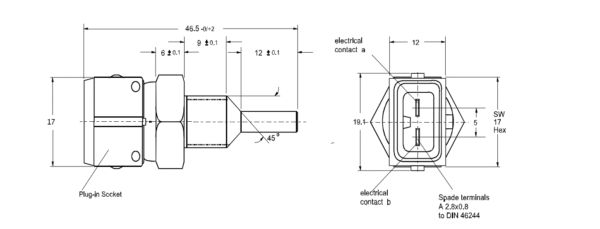 Analog Fluid Temp Sensor 1/8” NPT 0-300°F (1:1 Replacement for Racepak™ 810-TR-300) - Image 7