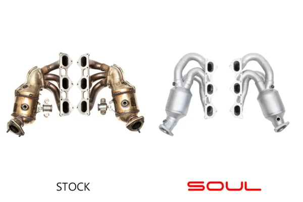 Porsche 718 GT4 / Spyder / GTS 4.0L SOUL Street Headers - Image 3