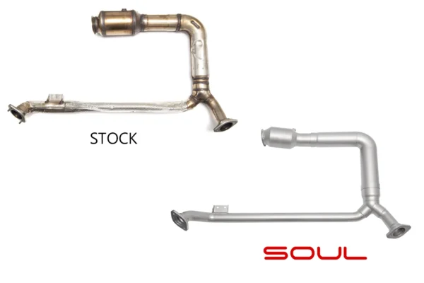718 Boxster / Cayman SOUL Sport Catalytic Converter Downpipe - Image 5