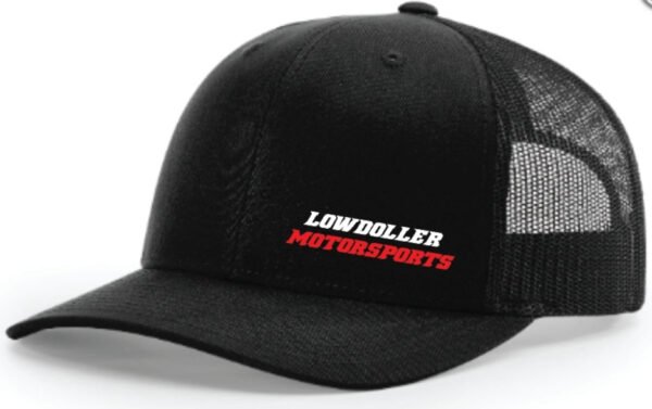 Black Lowdoller Motorsports Snapback Hat - Image 2