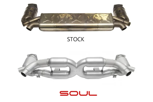 Porsche 991 Turbo Sport X-Pipe Exhaust System - Image 2