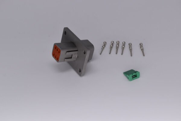 Deutsch DT 6 Pin Flanged Receptacle DT04-6P-L012    PN: 35567 - Image 2