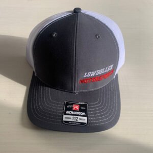 Charcoal Gray / White Lowdoller Motorsports Snapback Hat