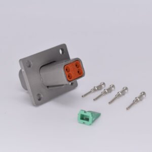 Deutsch DT 4 Pin Flanged Receptacle DT04-4P-L012    PN: 35566