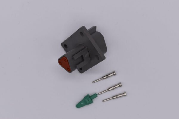 Deutsch DT 3 Pin Flanged Receptacle DT04-3P-L012    PN: 35565 - Image 3