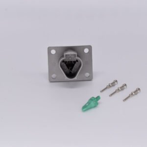 Deutsch DT 3 Pin Flanged Receptacle DT04-3P-L012    PN: 35565