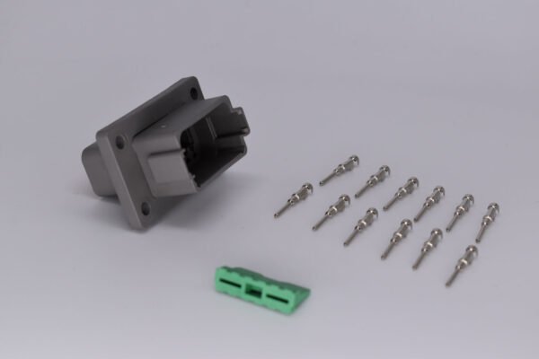 Deutsch DT 12 Pin Flanged Receptacle DT04-12P-L012    PN: 35569