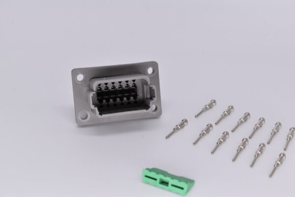 Deutsch DT 12 Pin Flanged Receptacle DT04-12P-L012    PN: 35569 - Image 2