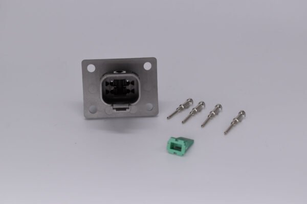 Deutsch DT 4 Pin Flanged Receptacle DT04-4P-L012    PN: 35566 - Image 2