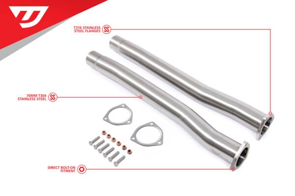 Unitronic Midpipes for 8Y RS3, 8V.2 RS3 and 8S TTRS (UH034-EXA)