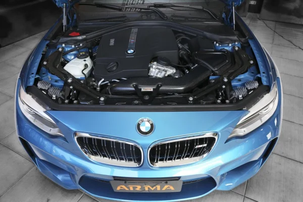 BMW F87 M2 N55 ARMASPEED Carbon Fiber Cold Air Intake - Image 2